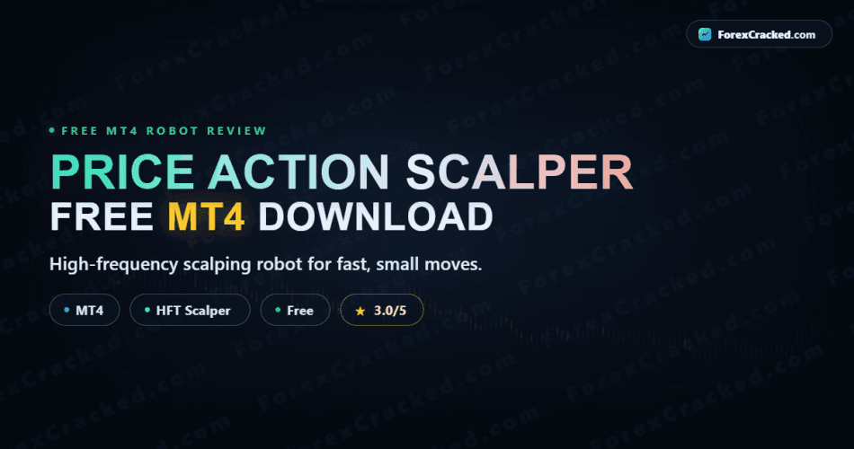 Price Action Scalper EA on a MetaTrader 4 chart