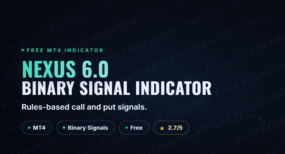 Nexus 6.0 binary options signal indicator for MetaTrader 4