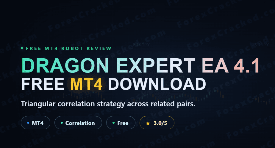 Dragon Expert 4.1 EA on a MetaTrader 4 chart