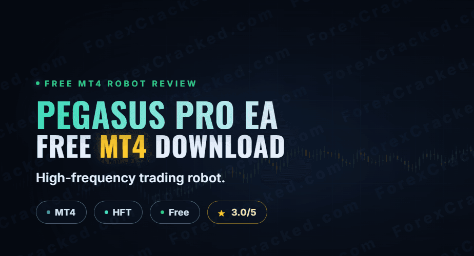 Pegasus Pro EA on a MetaTrader 4 chart
