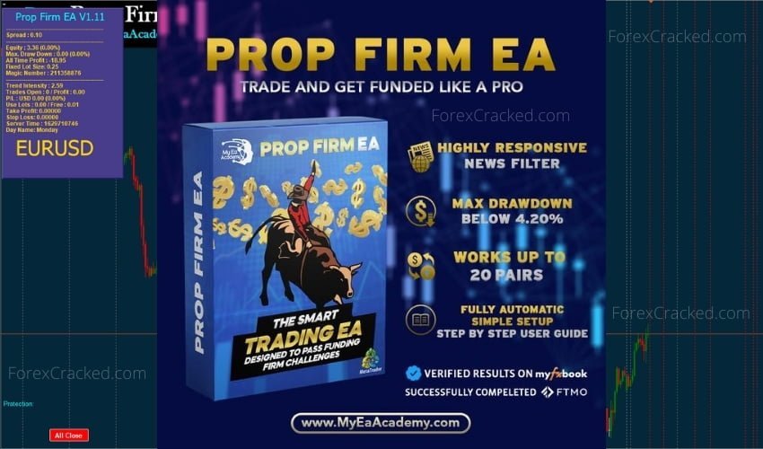 Prop Firm EA for free download forexcracked.com