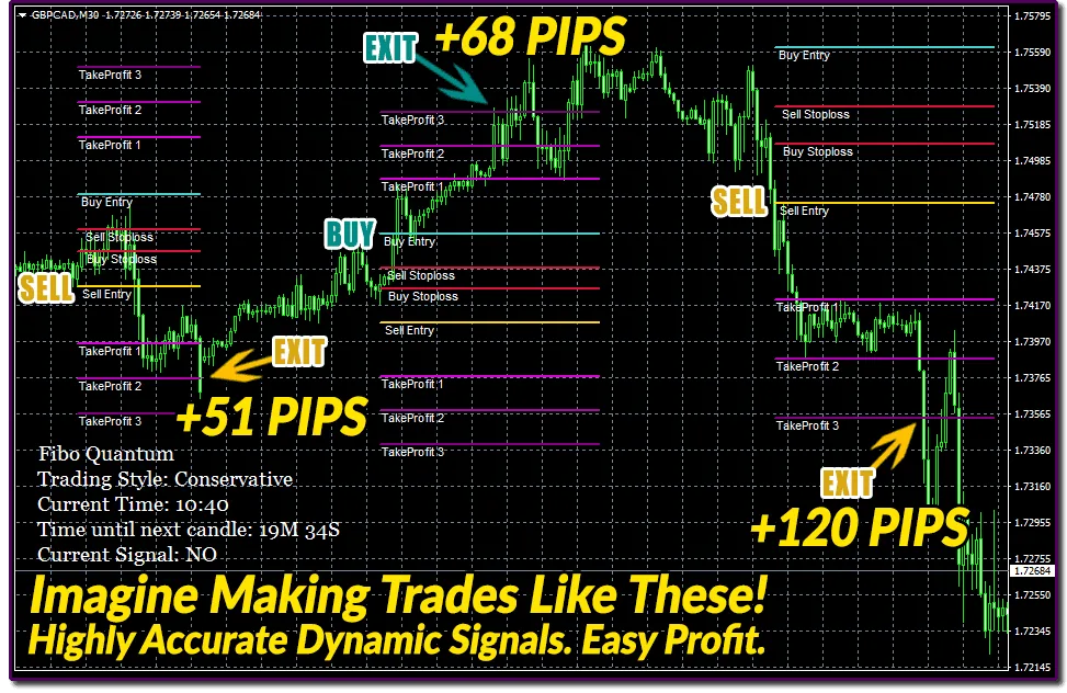 3 Highly Profitable Trades. Power of Dynamic Signals in Action. ForexCracked.com