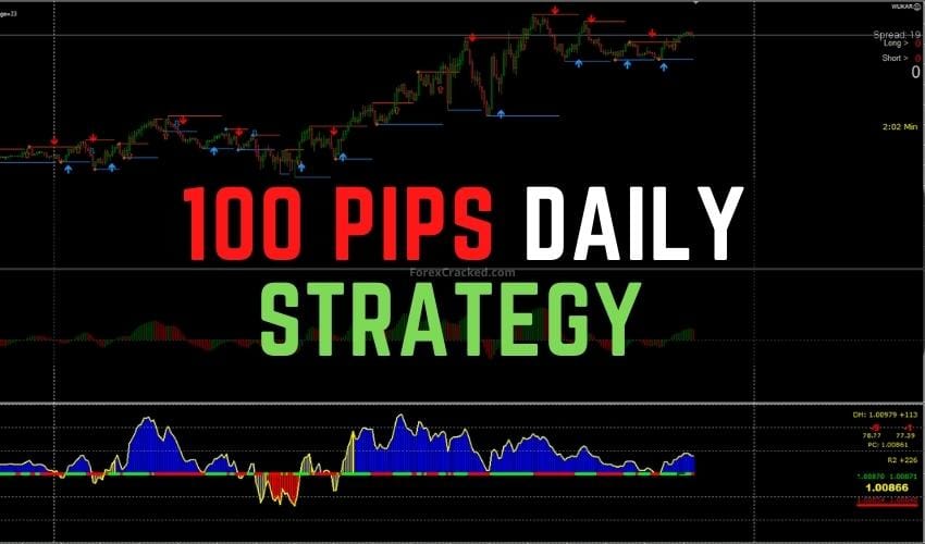 100 Pips Daily MT4 Indicator System FREE Download ForexCracked.com