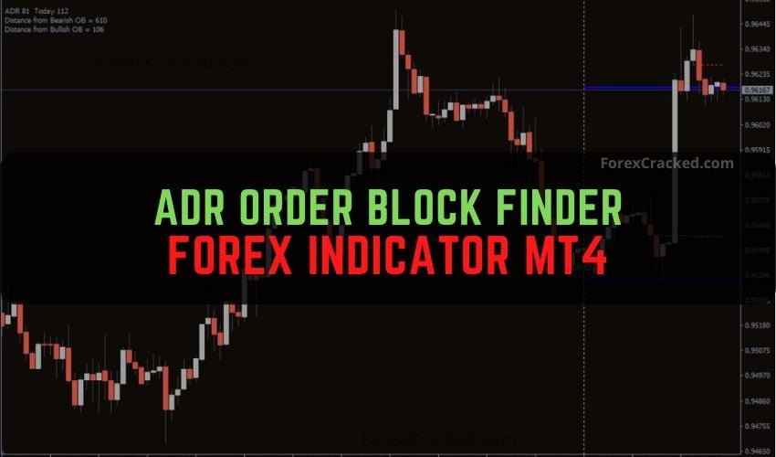Forexcracked.com ADR Order Block Finder Forex Indicator MT4 Free Download