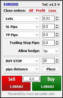 Position Size Calculator and MT4 Trade Panel FREE Download ForexCracked.com