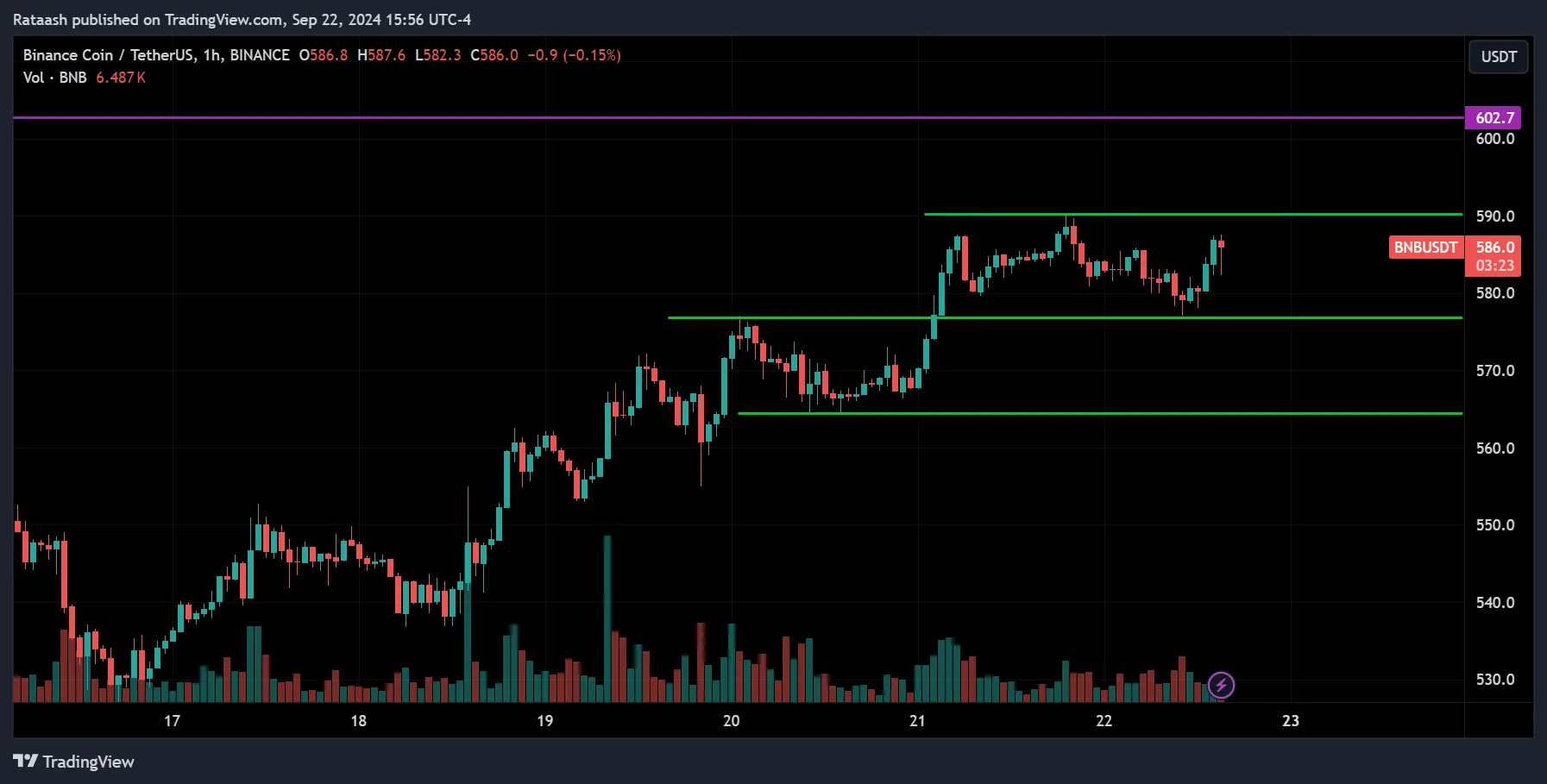 BNB Cryptocurrency Market Forecast 2024.09.23
forexcracked.com