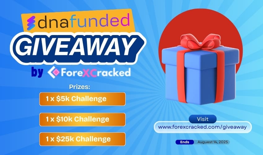 DNAFunded Giveaway - Win Up to $25K in Funded Accounts with ForexCracked