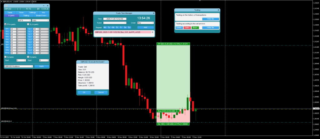 Trade Panel for MT4 FREE Download ForexCracked.com
