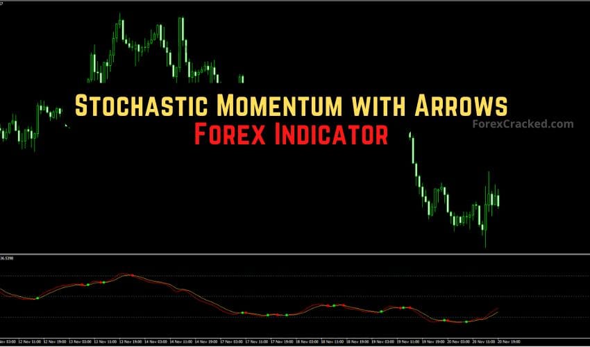 forexcracked.com Stochastic Momentum with Arrows Forex Indicator for MT4MT5 Free Download